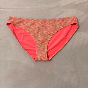 NEW Aerie Neon Space Dye Rainbow Bikini Bottoms Bikini Style Size XL